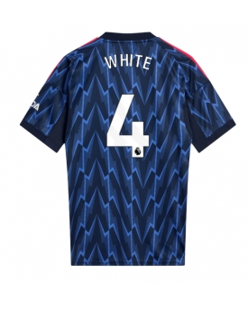 Arsenal Ben White #4 Maglia Gara Trasferta Repliche 2025-26 Maniche Corte